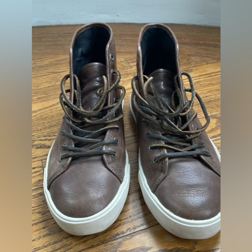 Frye leather high top Men’s size 9.5 Like new
